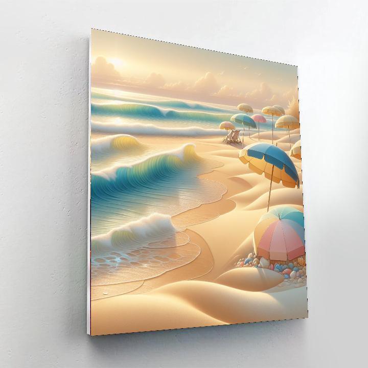 Summer Beachside Bliss Painting By Numbers Kit