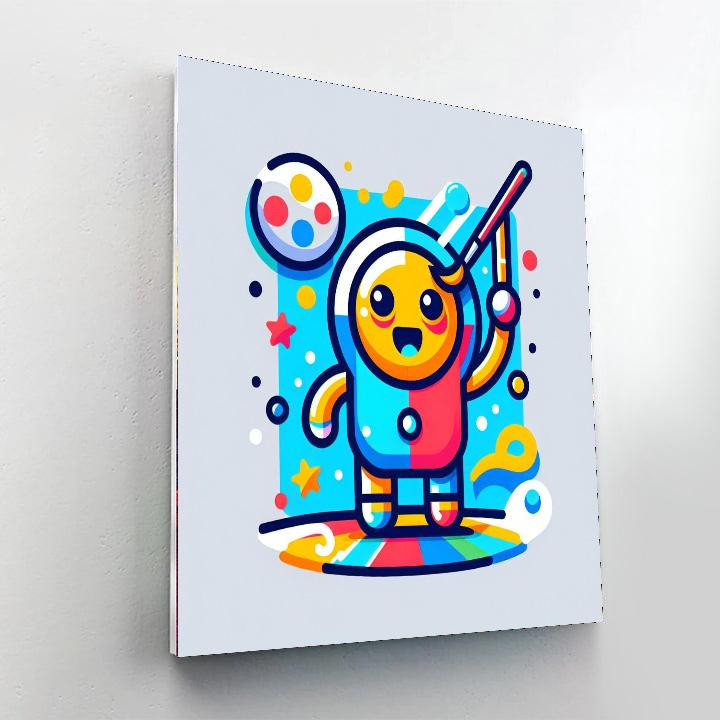 Dancing Robot Buddy Painting Number Kit