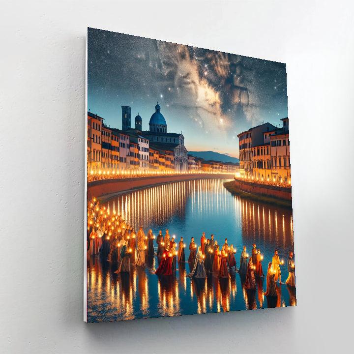 The Luminara Di San Ranieri - Italy DIY Paint By Numbers