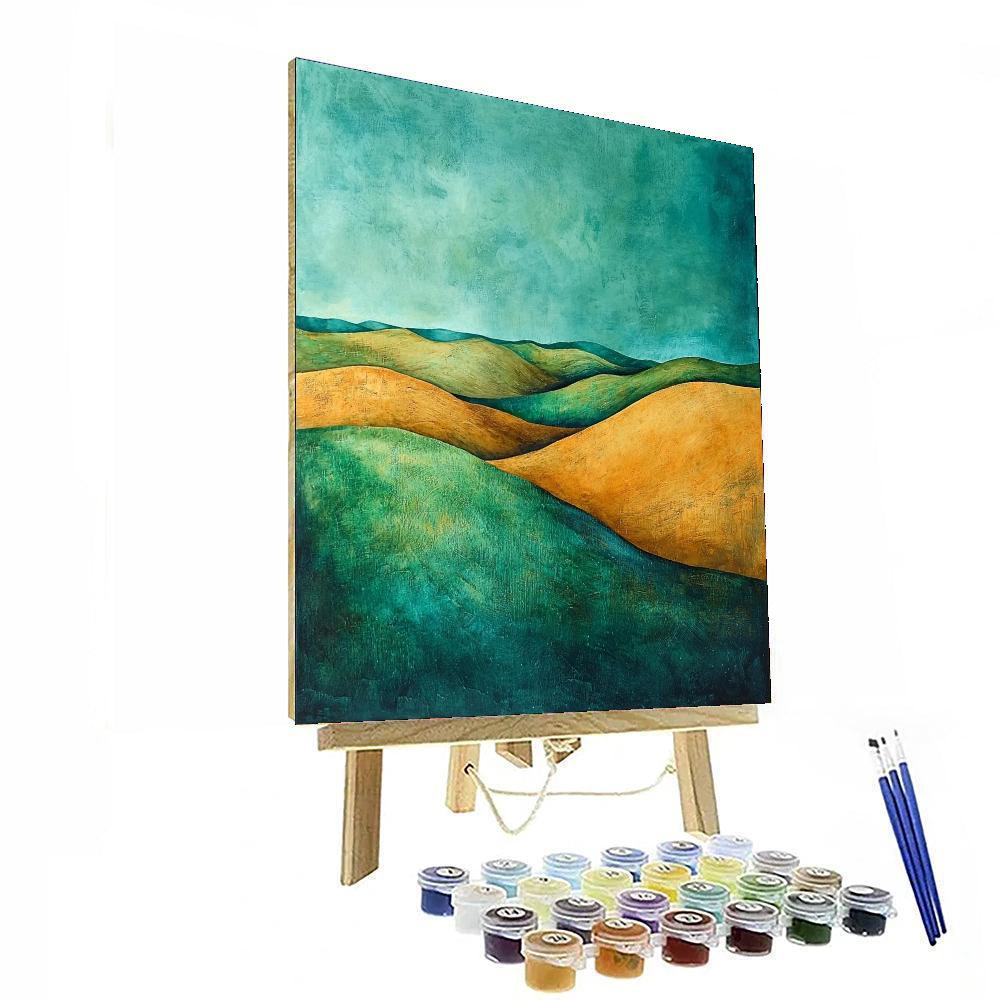 Paul Cézanne Inspired Transcendent Terrain  Painting By Numbers Kit