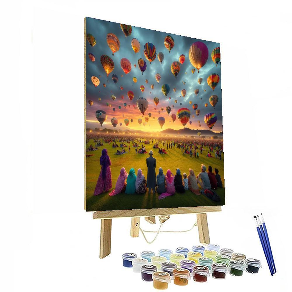 International Balloon Fiesta - Mexico Paint By Color
