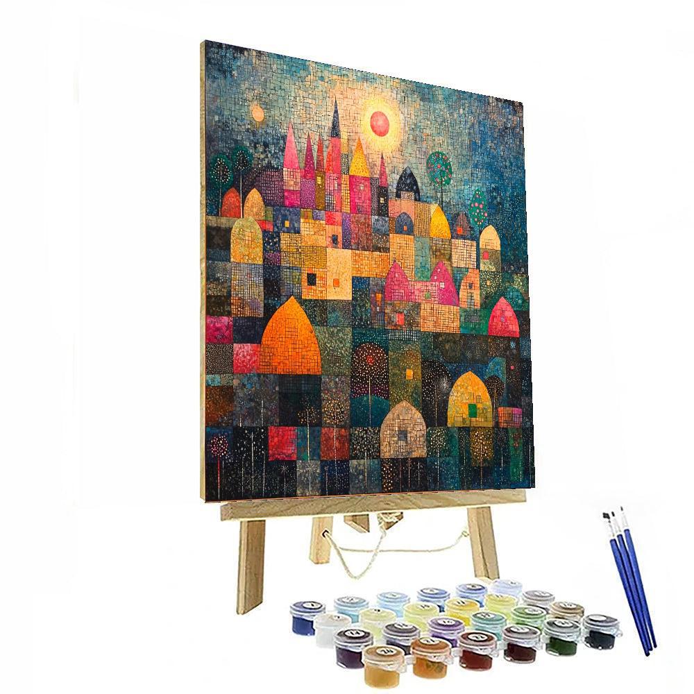 Paul Klee Inspired Infinite Possibilities  Painting Number Kit