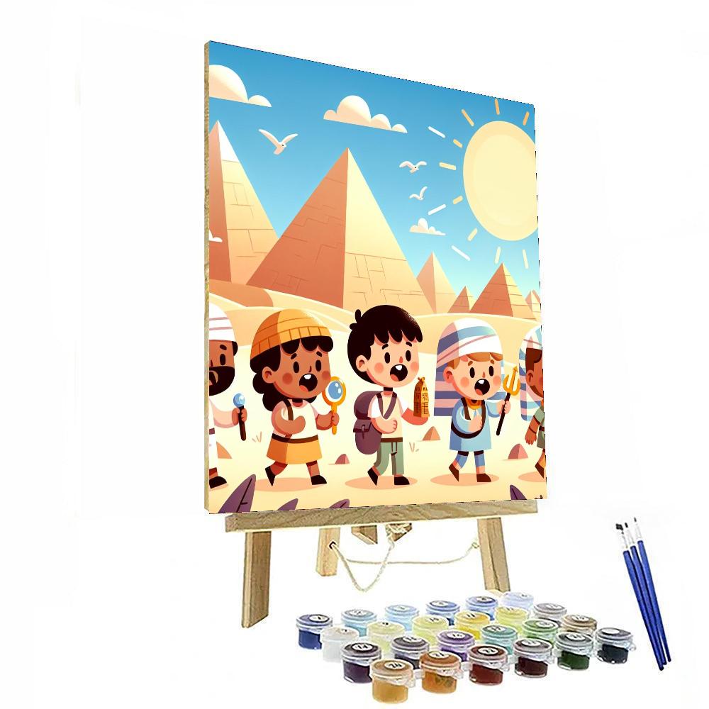 Historic Pyramid Quest Paint By Numbers Art