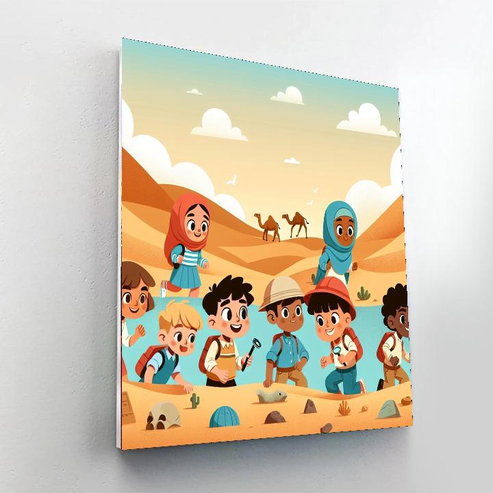 Desert Safari Quest Painting Number Kit