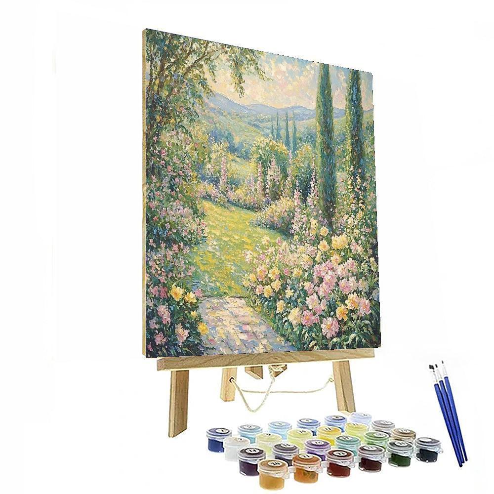 Claude Monet Inspired Gardens Of Serenity  Paint By Numbers Kits