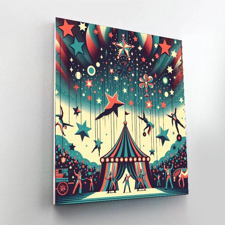 Magical Stardust Circus Numbered Painting Kits