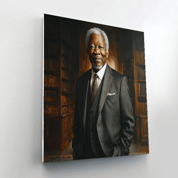 Morgan Freeman: The Resonant Voice Of Wisdom Paint By Numbers Kits