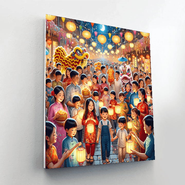 Tết Trung Thu - Vietnam Painting By Numbers Kit