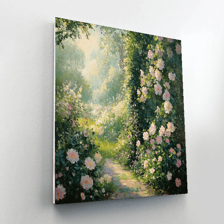 Monet Inspired Mystical Garden Serenity  Painting By Numbers Kit