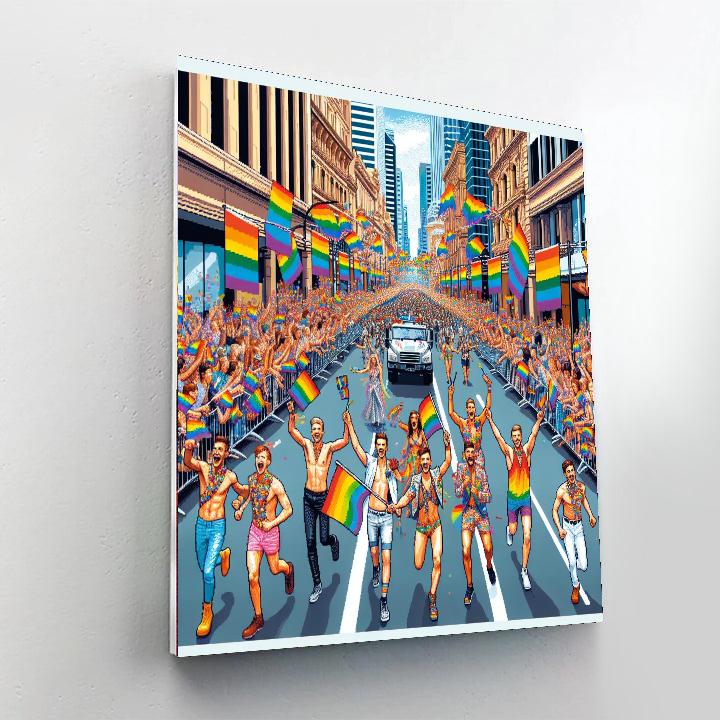 Gay Pride Parade - Australia DIY Paint By Numbers