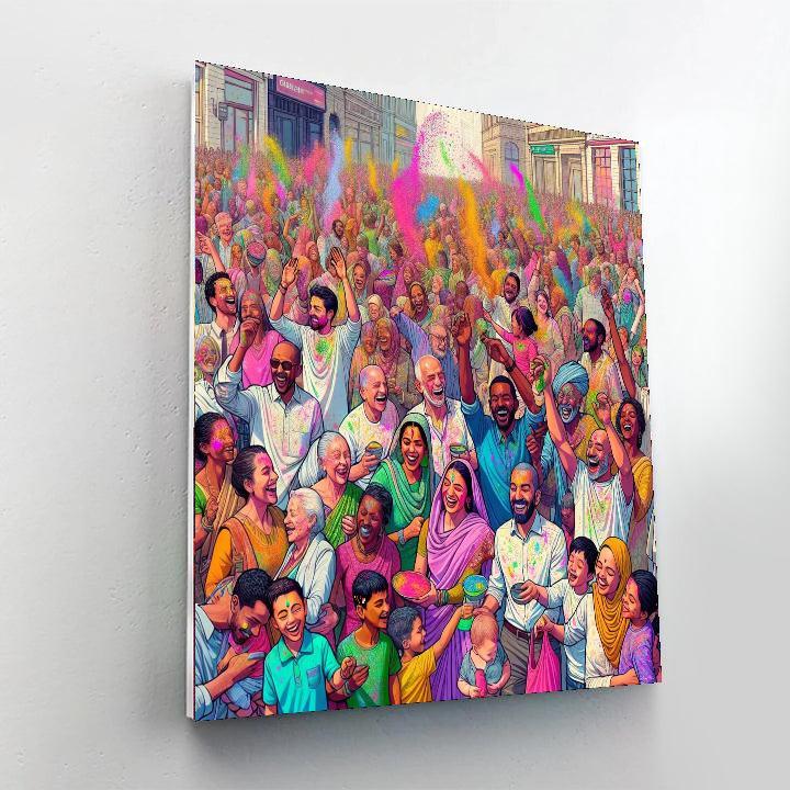 Holi - Festival Of Colors - India Paint By Numbers Art