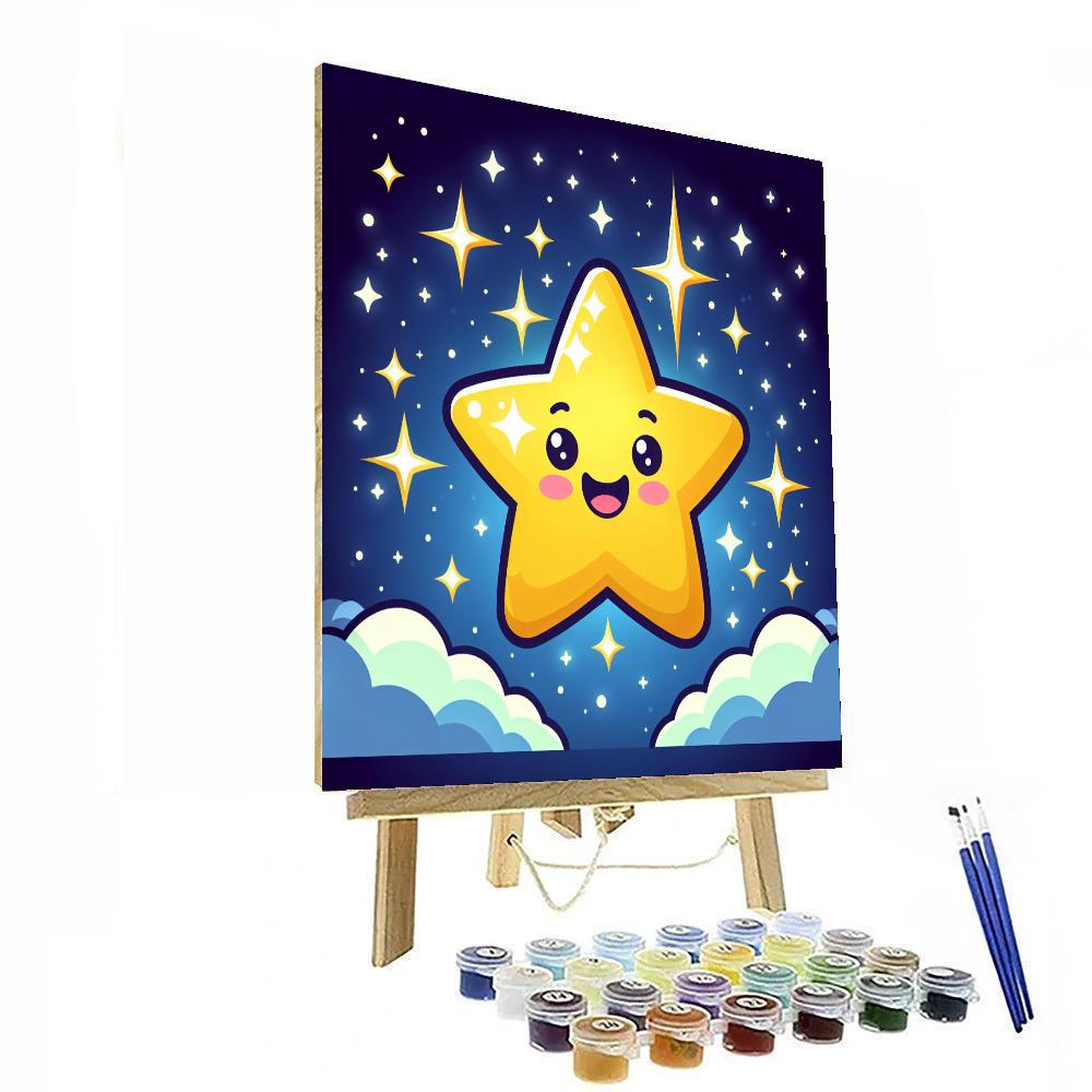 Sparkling Star Painting By Numbers Kit
