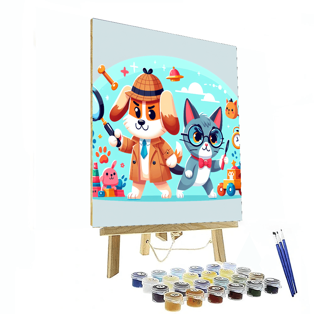 Pet Detective Adventures Number Painting