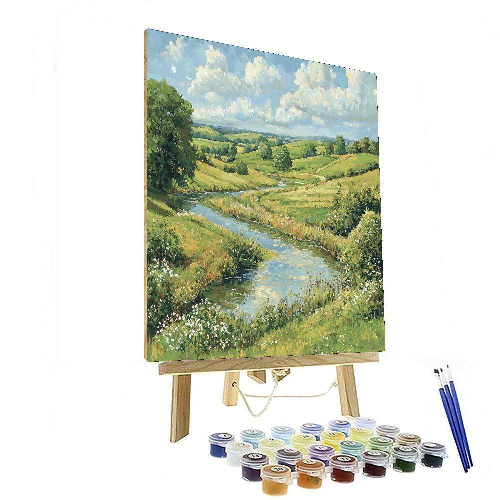 John Constable Inspired Pastoral Dreams  DIY Paint By Numbers
