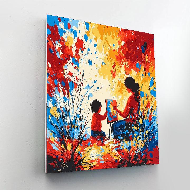 A Canvas Of Love Number Painting
