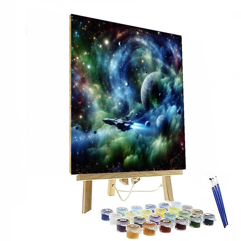 Galactic Discovery Journey Painting By Numbers Kit