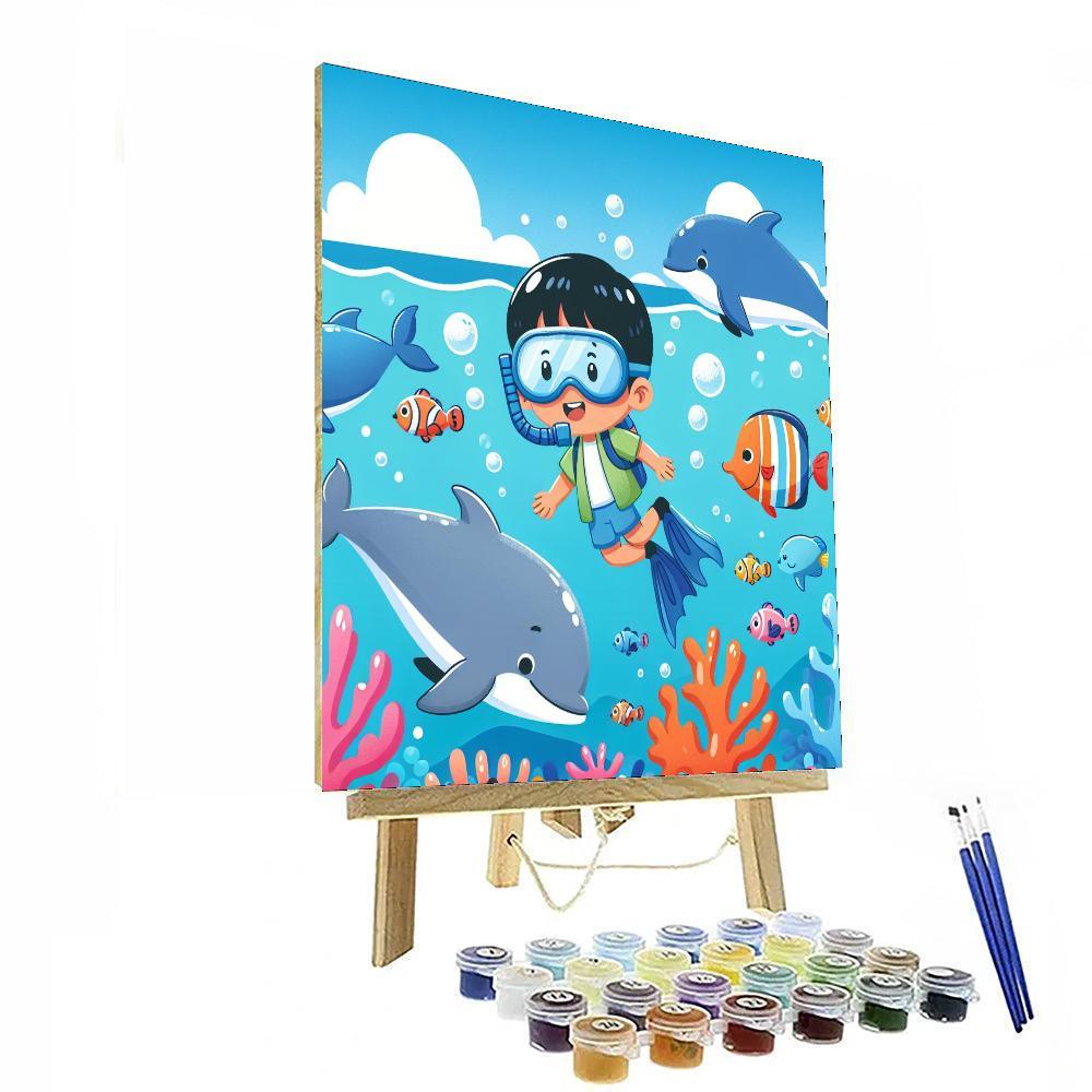 Ocean Creatures Expedition Paint By Number