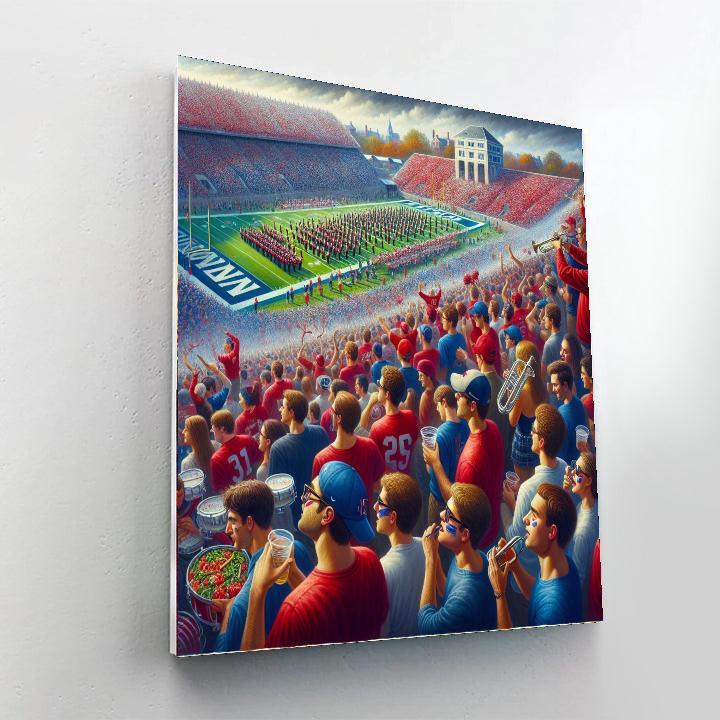 Harvard-yale Game DIY Paint By Numbers