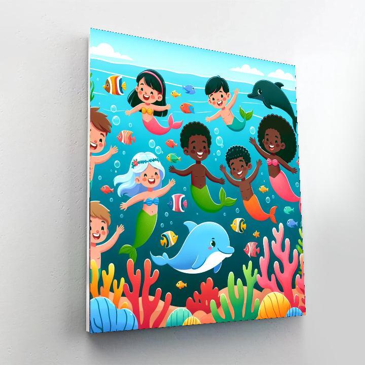 Ocean's Magical Adventure Paint By Color