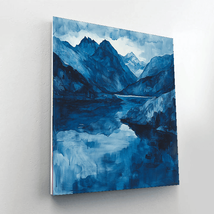 Edvard Munch Inspired Munch's Mountain Moods  Paint By Numbers Kits