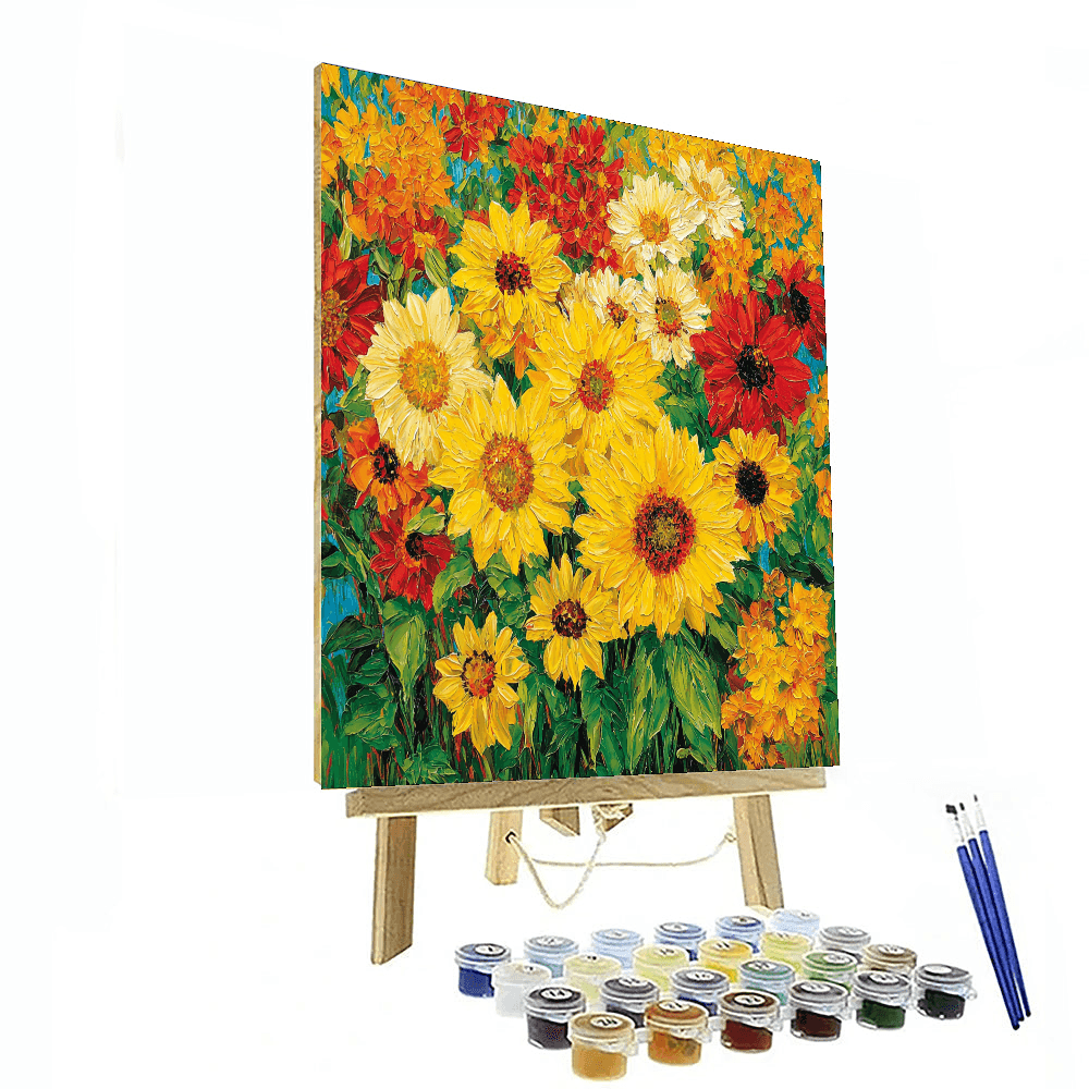 Vincent Van Gogh Inspired Joyful Blooms  Painting By Numbers Kit