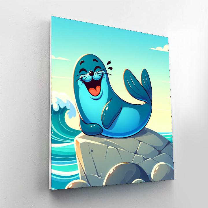 Laughing Seal Painting By Numbers Kit