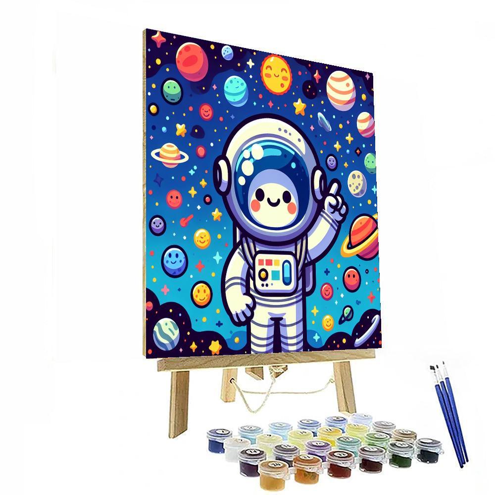 Galaxy Explorer Astronaut Numbered Painting Kits