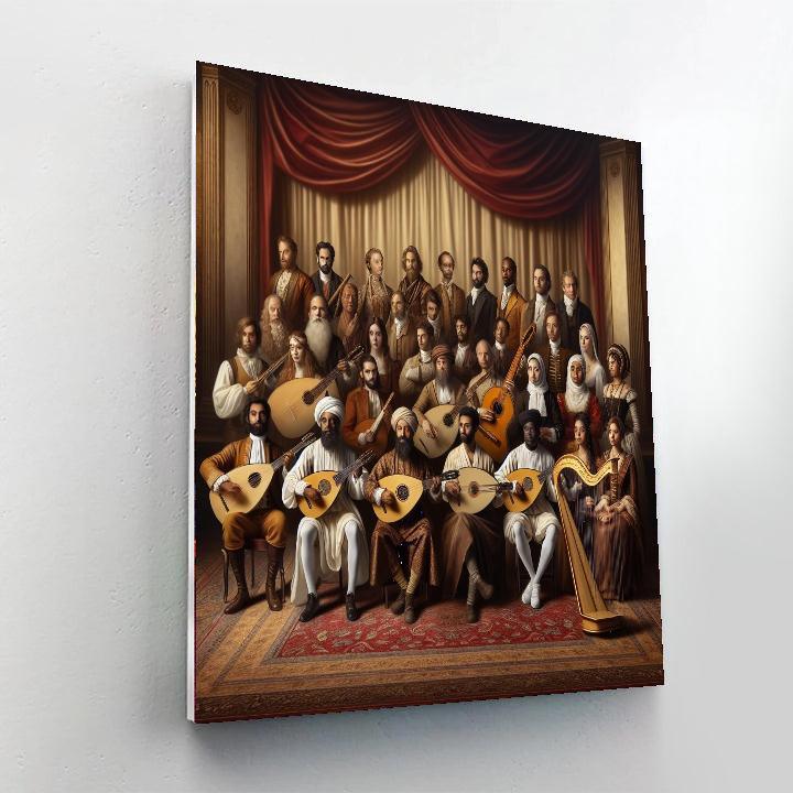 Renaissance Music Ensemble Paint By Numbers Art