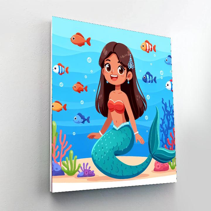 Ocean Mermaid Kingdom Numbered Painting Kits