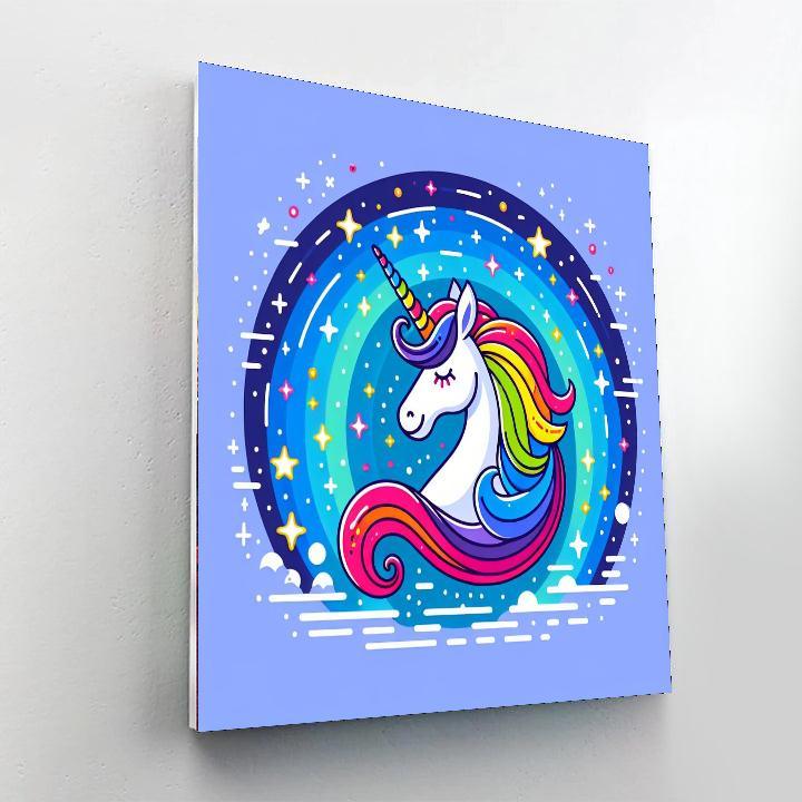 Galactic Unicorn Explorer Paint By Color