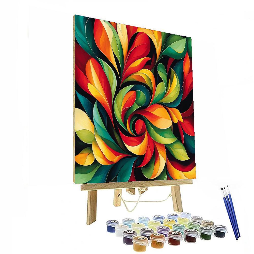 Frida Kahlo Inspired Harmonious Whirls  Painting Number Kit