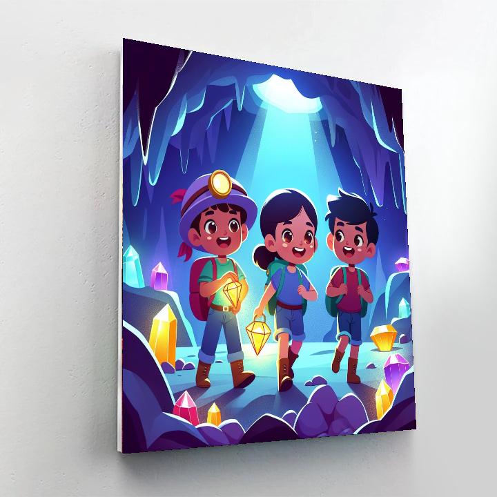 Mystic Cave Treasures DIY Paint By Numbers