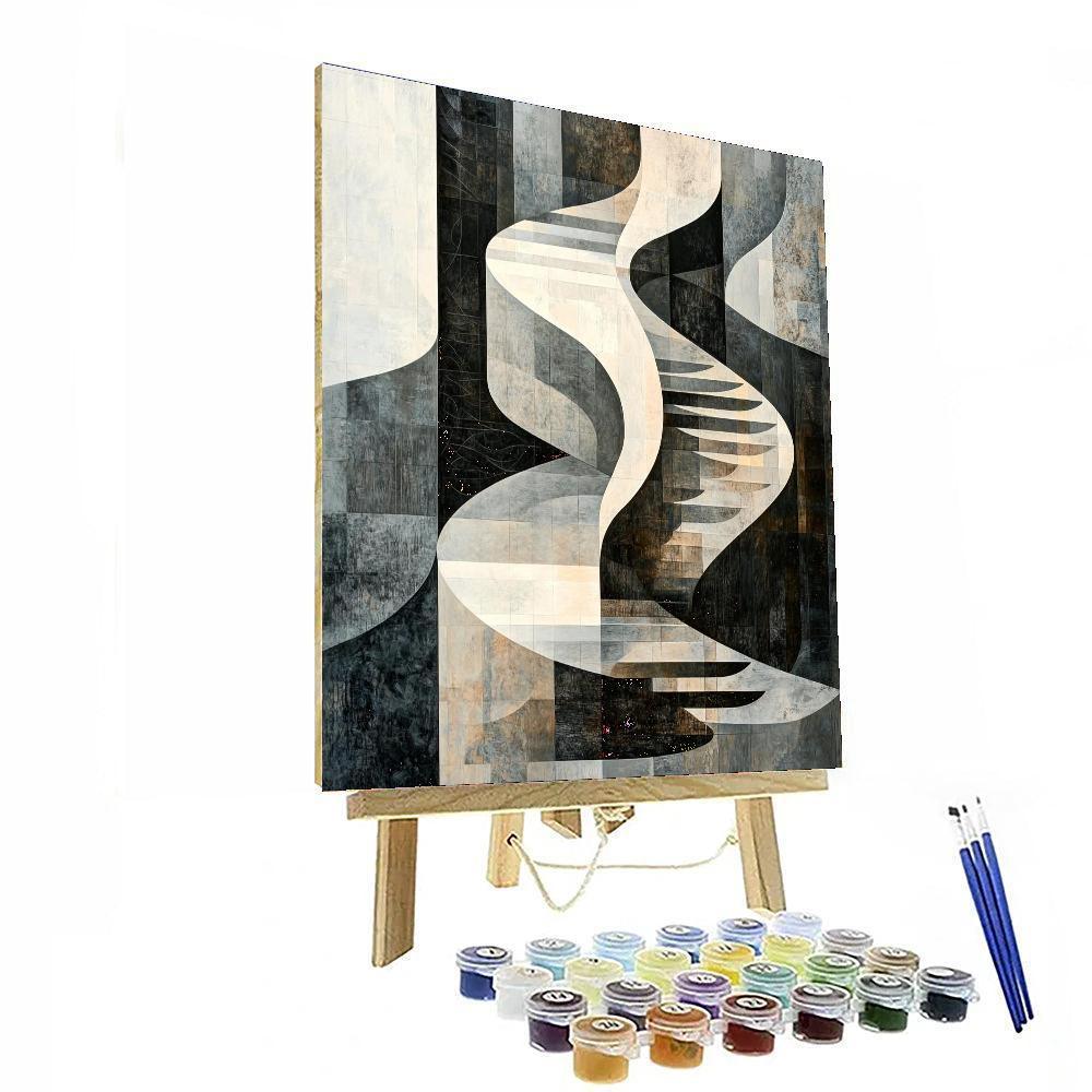 M.C. Escher Inspired Symphony Of Shadows  Painting By Numbers Kit