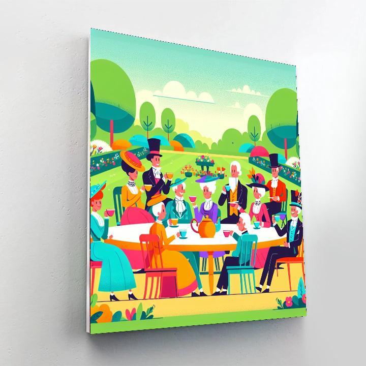 Royal Garden Tea Party Paint By Numbers