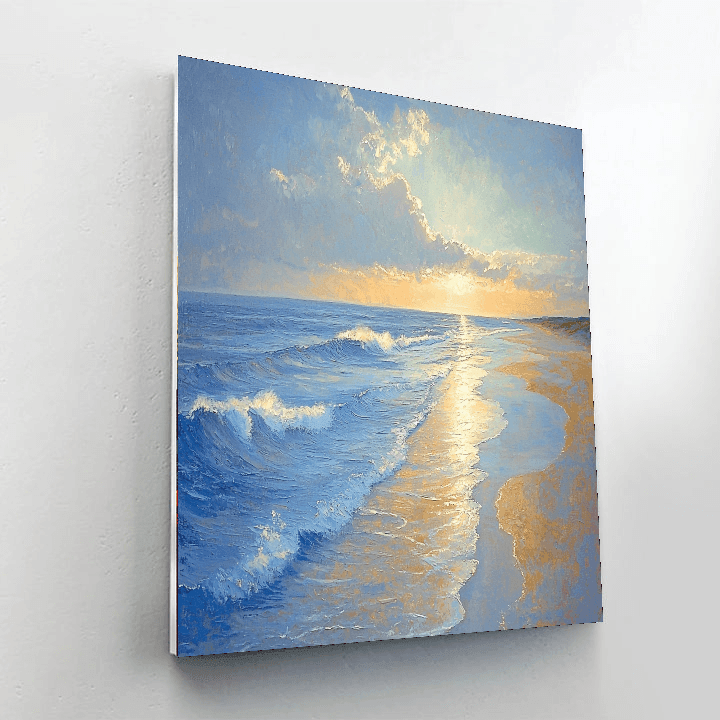 J.M.W. Turner Inspired Charming Coastal View  Paint By Numbers Kits