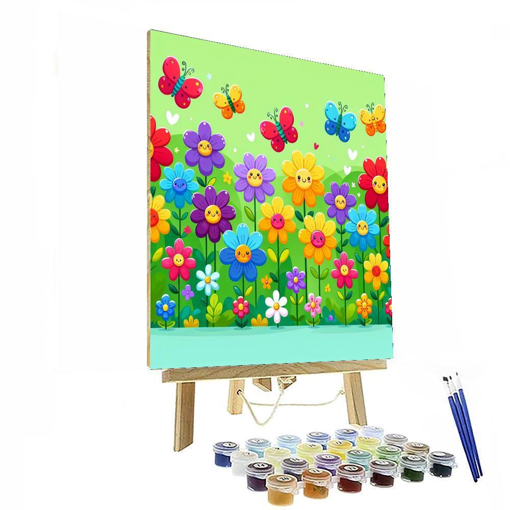 Delightful Garden Painting By Numbers Kit