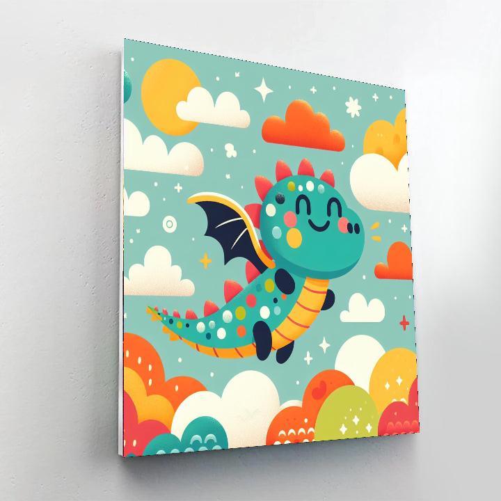 Magical Dragon Dreams Painting Number Kit