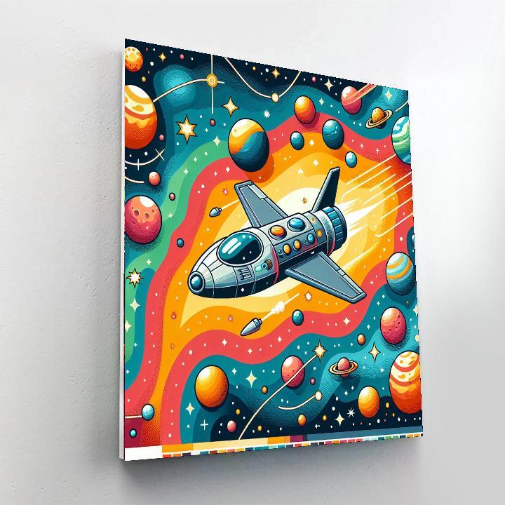 Dreamy Outer Space Voyage Numbered Painting Kits