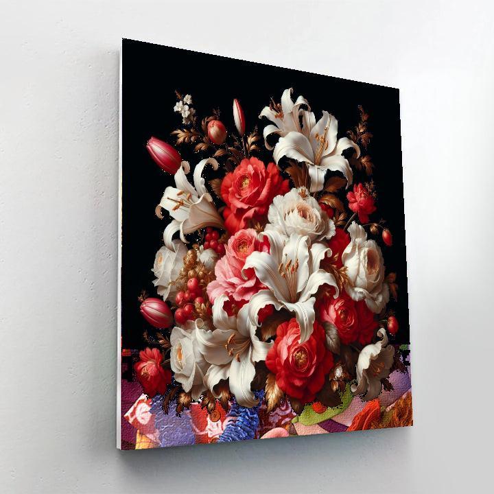 Royal Floral Celebration Paint By Number