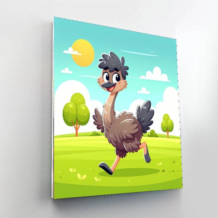 Eager Emu Painting Number Kit