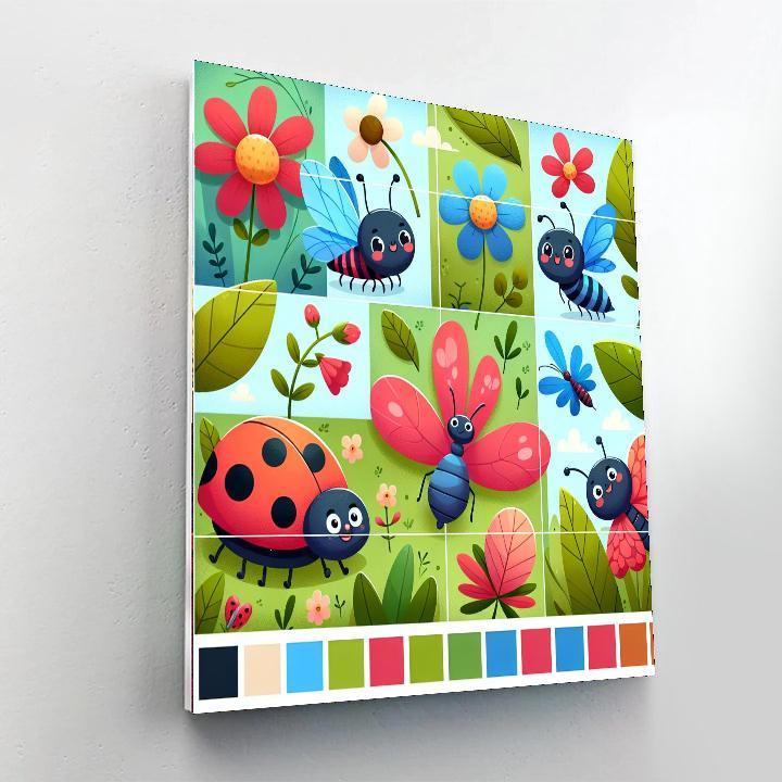Inquisitive Insect Safari DIY Paint By Numbers