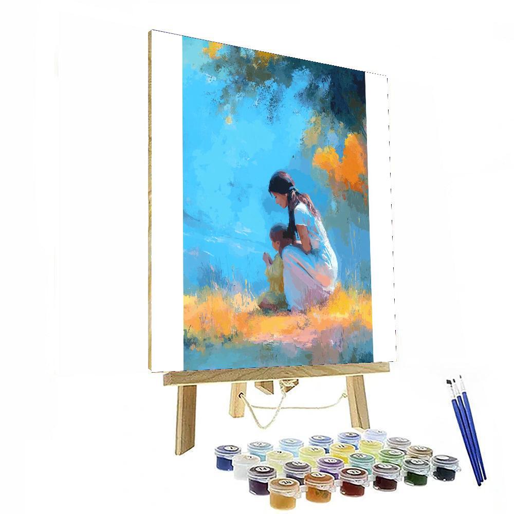 Mother's Caring Heart Numbered Painting Kits