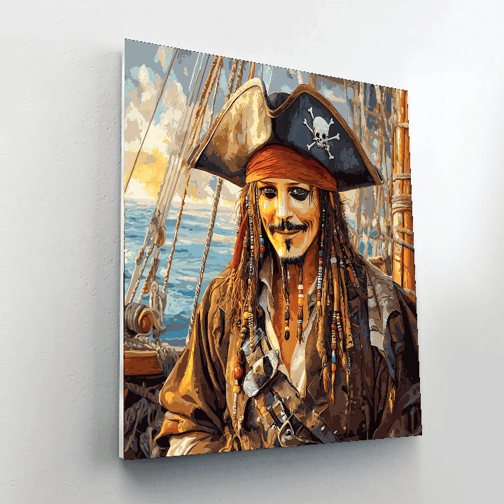 Johnny Depp: Eccentric Escapades Of Jack Sparrow Painting Number Kit