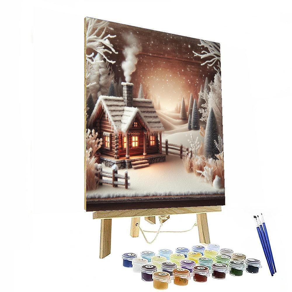 Peaceful Winter Landscape Paint By Color