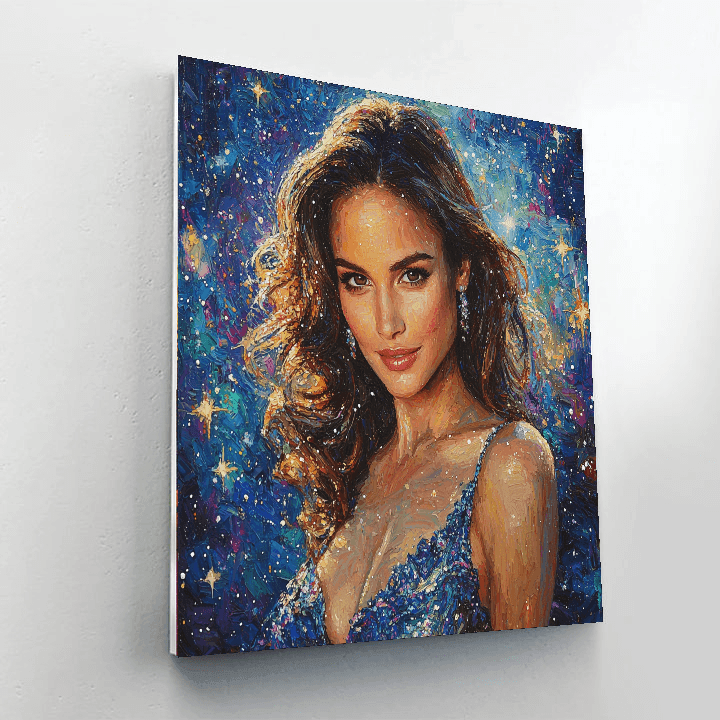 Natalie Portman: Graceful Majesty From Starry Vistas Painting By Numbers Kit