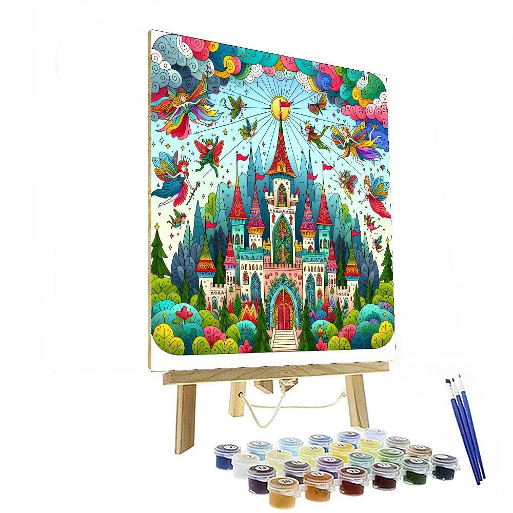 Exploring The Magical Kingdom Painting By Numbers Kit