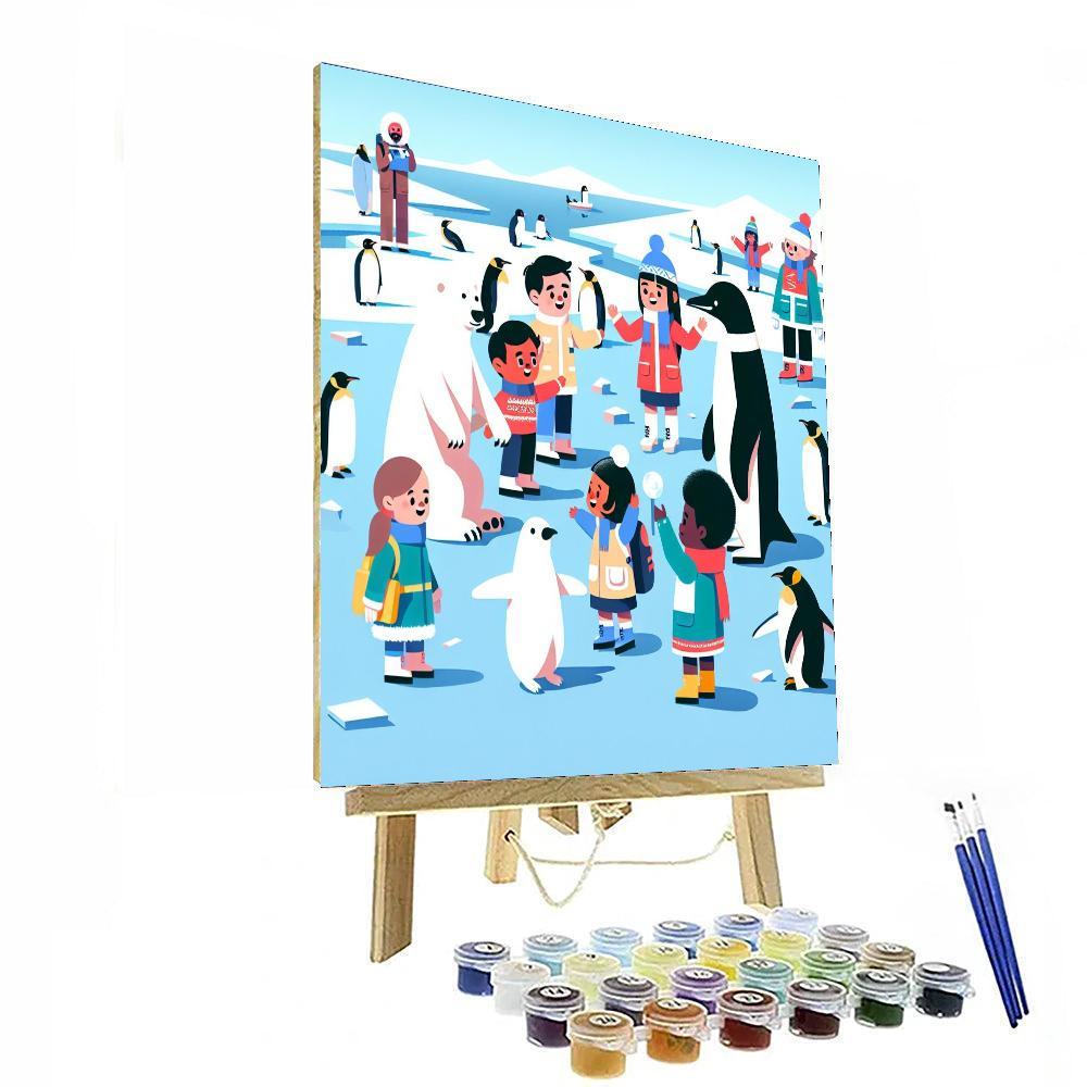 Polar Ice Exploration Paint By Numbers