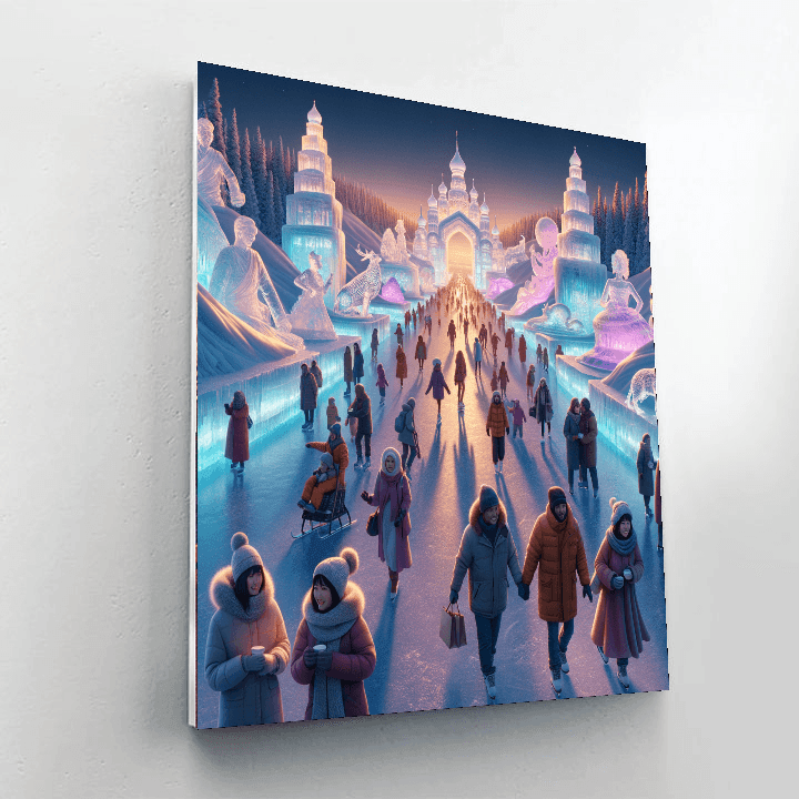 The Harbin International Ice And Snow Sculpture Festival - China Paint By Number