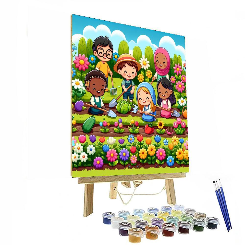 My First Garden Paint By Numbers