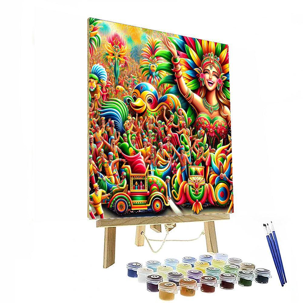 Colorful Festival Parade Paint By Numbers